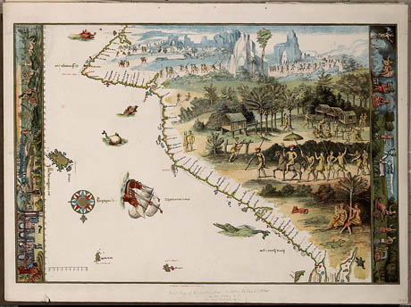Dieppe_Australia_first_map