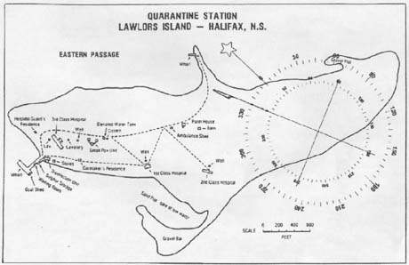 Lawlors Island map