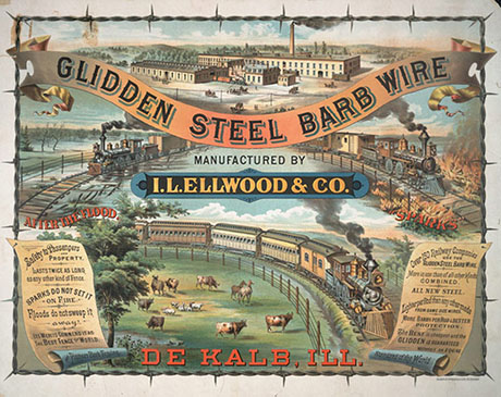 Glidden Barb Wire ad 460