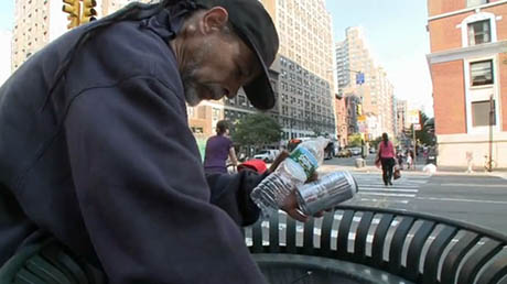 Walter with cans 460