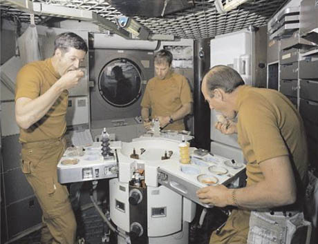 Tasting food in Skylab 460