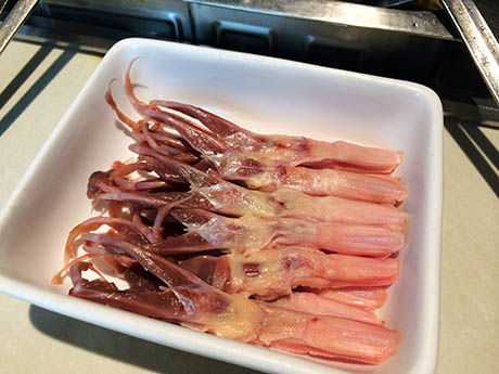 Duck tongues at hotpot